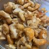 ぐーの作ってみた!投稿(照りっと甘酢が食をそそる!秋の絶品【鶏れんこんの甘酢炒め】)