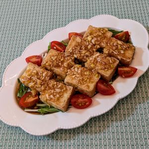 𝔂𝓾𝓶𝓲🍓の作ってみた!投稿(【カリッと美味しい♡厚揚げの油淋鶏風】そそる万能だれ！)