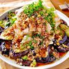 【なすの豚しゃぶ香味だれ】暑い日にはこれ!