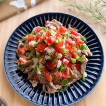豚肉と舞茸のサルサ