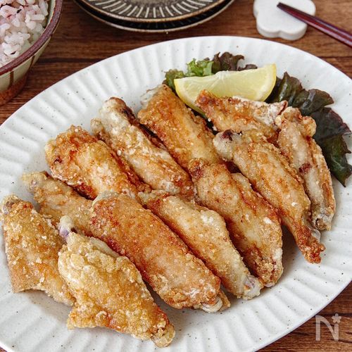 【手羽中のおつまみ柚子から揚げ】やみつき！お酒のおともに♪