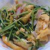 オレンジの作ってみた!投稿(5分おかず＊豆苗とハムの卵炒め)