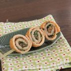 お弁当に♪【うすさつ】でくるくる肉巻き