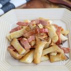 簡単もう一品！ベーコンとエリンギのハーブソルト炒め