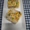kouの作ってみた!投稿(ごま油香る！簡単！鮭と小松菜と卵の混ぜ込みごはん)