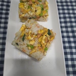 kouの作ってみた!投稿(ごま油香る！簡単！鮭と小松菜と卵の混ぜ込みごはん)