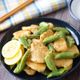 【鶏むね肉とスナップえんどうのレモンオイマヨソテー】めちゃ旨