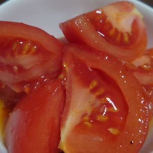 オレンジの作ってみた!投稿(5分で完成！【究極のトマトマリネ】やみつきのおいしさ♩)