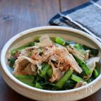 豚肉と小松菜のおかずおひたし
