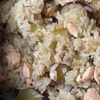 ふみ可愛いねの作ってみた!投稿(【鮭とさつまいものバター醤油炊き込みご飯】秋の味覚が絶品!)