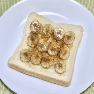 キャピタンの作ってみた!投稿(シナモンバナナトースト)