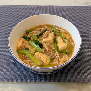 𝔂𝓾𝓶𝓲🍓の作ってみた!投稿(『小松菜えのきの味噌麻婆豆腐』うま辛10分♪簡単おうち中華♡)