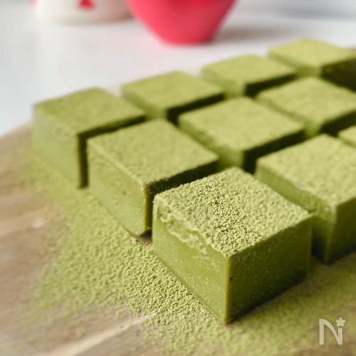 🍵濃厚とろける！贅沢抹茶生チョコ🍫