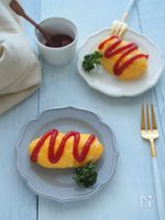 レンジで簡単♪ミニチーズオムレツ