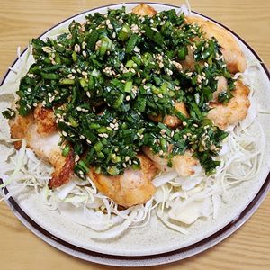 ナムディの作ってみた!投稿(🍳ワンパン！やみつき【鶏胸肉のニラだれチキン】)