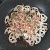KUMIKOの作ってみた!投稿(【れんこんとちくわのチーズ焼き】シャキっとホクッとおつまみ風)