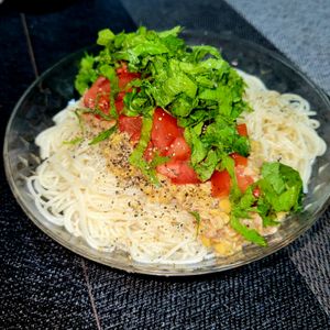 ヴェルの作ってみた!投稿(めんつゆに飽きたらこれ！ツナトマトの塩レモンそうめん)