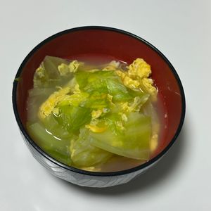 しんやの作ってみた!投稿(【キャベツの卵スープ】5分 究極のふわとろ)