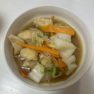 895712の作ってみた!投稿(【鶏むね肉と白菜の旨とろ煮】丼にしてもおいしい♡コスパ抜群！)
