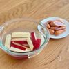 さつまいもとウインナーのこっくりバター醤油ソテーの工程1