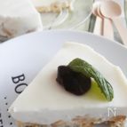 まるでレアチーズケーキみたい！豆乳ヨーグルトケーキ