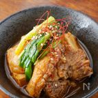 ｜寒い日に｜ピリ辛牛すじ豆腐