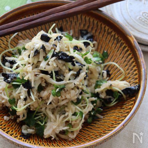 『切り干し大根のナムル』あと一品!コリコリ食感がたまらない!