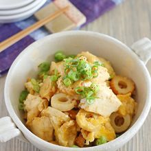 【サク飯】ちくわ入りのフライパン炒り豆腐
