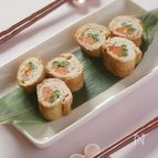 お弁当のおかずにも！いんげんとにんじんの信田巻き