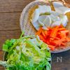 お肉柔らか！お腹に優しい鶏肉と野菜と卵のとろみスープの工程1