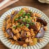 ご飯がすすむ♡豚ひき肉となすのうま味噌炒めの工程5