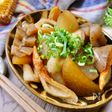 節約食材でかさまし♡『染みうま！大根とちくわと蒟蒻の煮物』