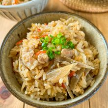 【150万再生突破！豚バラとごぼうのおこわ風炊き込みご飯】