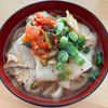 りぃママの作ってみた!投稿(レンジで完成♡『豚キムチうどん』火を使わずここまで旨い‼︎)