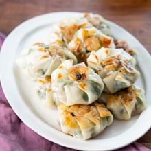 餃子の皮でつくる!冷めてもおいしい!えびニラまんじゅう