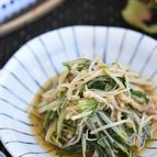 水菜とえのきのレンジ煮浸し【作り置き】