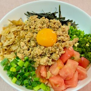 すみの作ってみた!投稿(○○で簡単味付け！『台湾風まぜそうめん』)