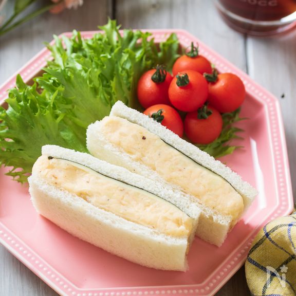 めんたいポテトの海苔チーズサンド【#簡単#お花見#お弁当】