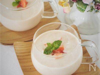 桃の冷製スープ By Manngo 河野ひとみ レシピサイト Nadia ナディア プロの料理家のおいしいレシピ