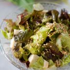 沢山食べれちゃう♪『サニーレタスと豆腐のチョレギサラダ♪』