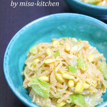 【ガチみそ】豆もやしとキャベツのナムル