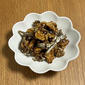 Hideの作ってみた!投稿(【田作り☆くるみ入りごまめ】栄養満点♪♪おやつおつまみにも◎)