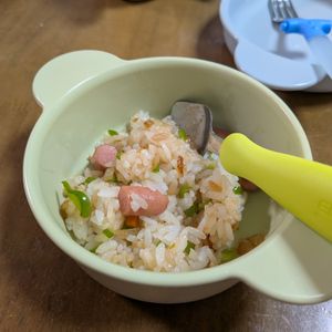 1186120の作ってみた!投稿(【基本のピラフ】炊いたご飯でパパっと早い/こどもが飛びつく♪)