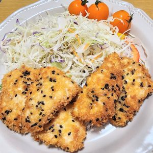 ナムディの作ってみた!投稿(簡単おかず！鶏ゴマささみフライ)