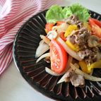 イタリアン！？牛肉と野菜の炒めもの