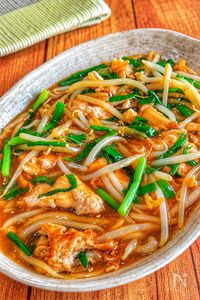 【豚ニラもやしのとろとろ中華煮】丼や麺にも♪