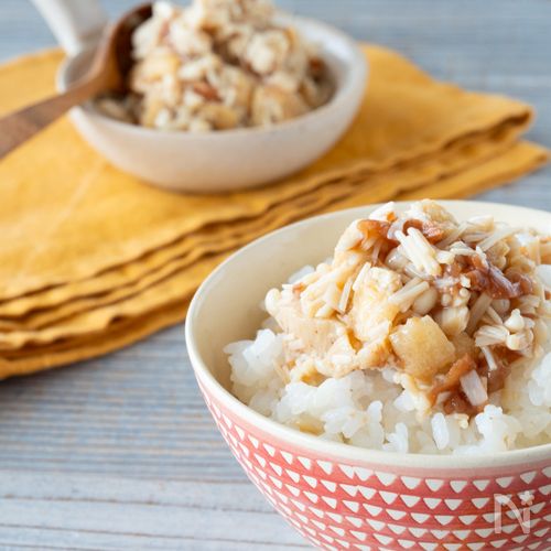 えのきと油揚げの梅風味なめたけ