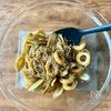 レンジで10分！簡単味しみ【ごぼうと糸こんにゃくのきんぴら】の工程4
