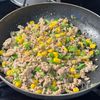 【夏野菜のミートオムレツ】ひき肉×卵×野菜で、栄養満点♪の工程1