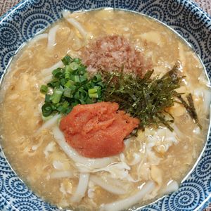 よっこの作ってみた!投稿(【ふわたま明太とろみうどん】とろ旨！汁まで飲み干すおいしさ！)
